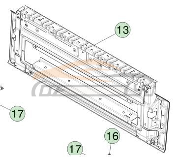 For TESLA SERIES CYBERTRUCK 2024-2028 REAR TAILGATE