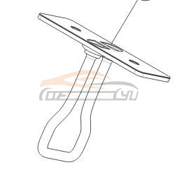For TESLA SERIES CYBERTRUCK 2024-2028 HOOD LOCK HOOK