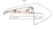 For TESLA SERIES CYBERTRUCK 2024-2028 REAR COVER OF REARVIEW MIRROR