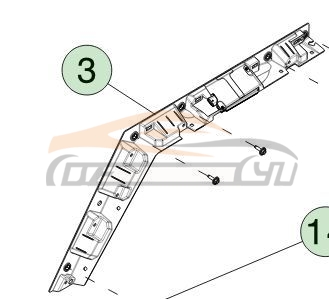 For TESLA SERIES CYBERTRUCK 2024-2028 FRONT WHEEL ARCH BRACKET