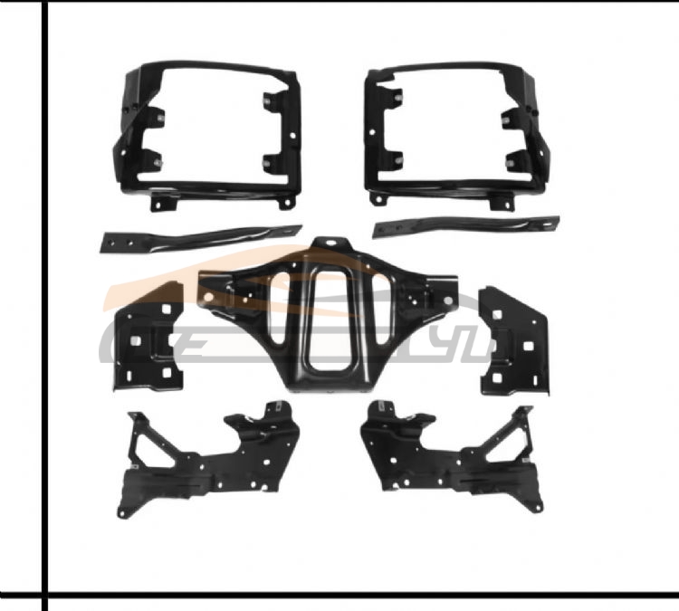 For CHEVROLET SERIES 2016-2018 SILVERADO STEEL BUMPER BRACKET SET, NEW