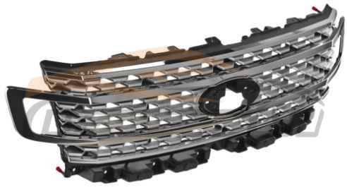 For FORD SERIES 2018-2021 EXPEDITION GRILLE CHROME+SILVER GRID