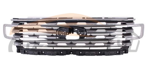For FORD SERIES 2018-2021 EXPEDITION GRILLE CHROME+GREY