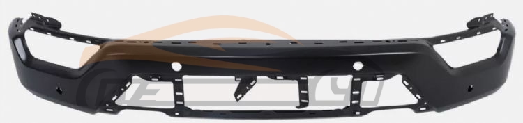 For FORD SERIES 2021-2023 F150 FRONT BUMPER BLACK W/FOG LAMP HOLE