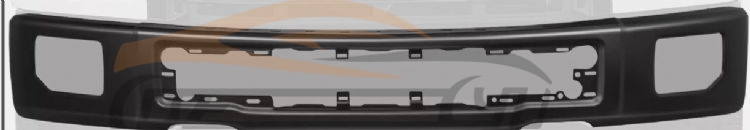 For FORD SERIES 2015 F150 FRONT BUMPER BLACK W/FOG LAMP HOLE