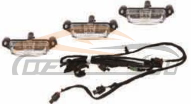 For DODGE SERIES 2021-2023 RAM HOOD BEZEL LAMPS&WIRING